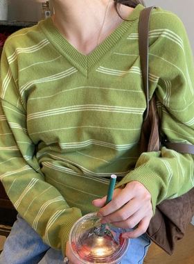 六0923韩国正品love-min-uet-17644 针织衫区新潮纯色英伦正品