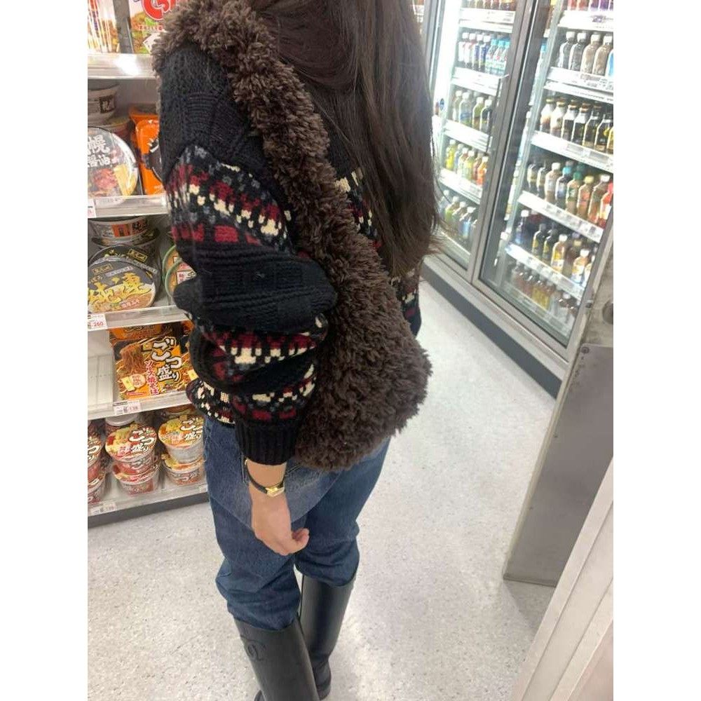 九1018韩国东大门毛衣区UNDERSON-8673687复古秋季知性通勤欧美