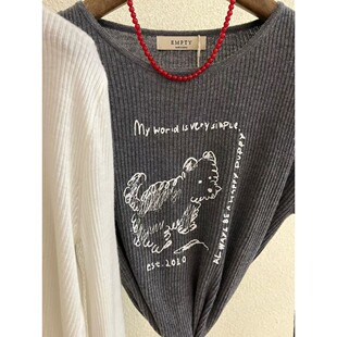 九1205韩国东大门t恤区EMPTY-8720120人气复古秋季时装通勤欧美