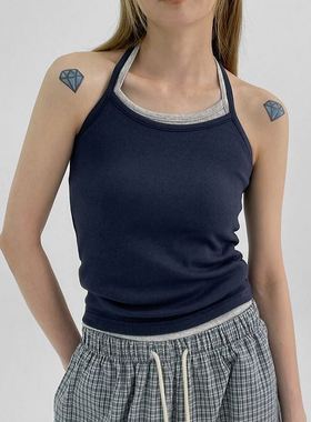 六0719韩国正品b-lack-up40496 吊带区魅力甜美欧美秋夏经典韩版