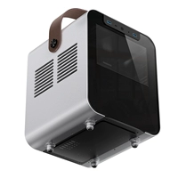 Семейство Qiao Bo 100 таблиц Itx mini mini небольшое шасси все -алюминиевые типы New Jonsplus
