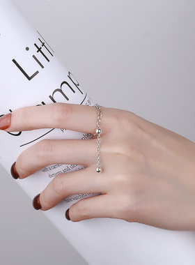 JHEPAN925纯银流苏食指