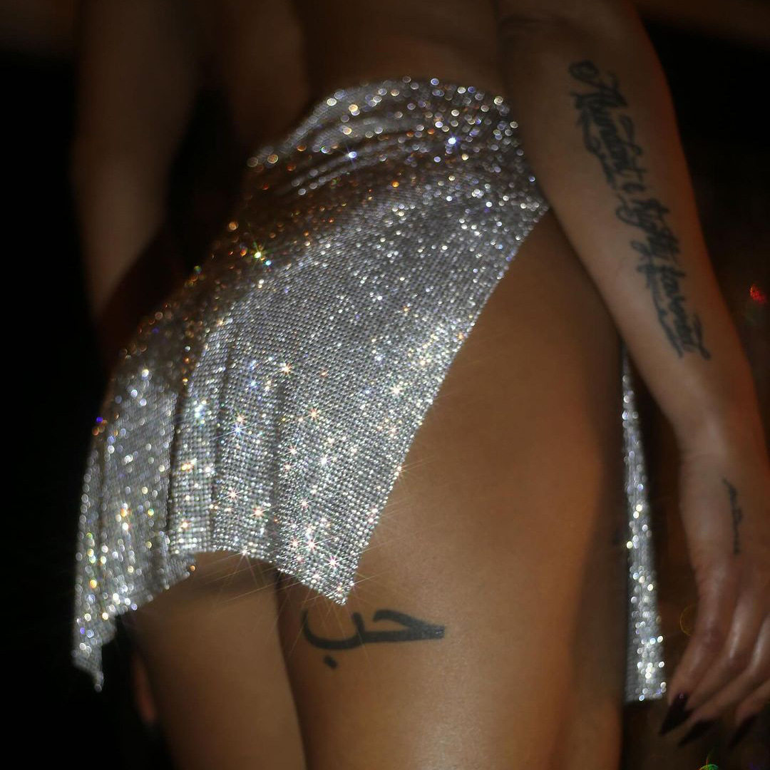 夜场辣妹性感开叉高腰超短裙水钻金属半身裙女酒吧ds领舞演出服装,女装/女士精品,民族服装/舞台装,淘宝优惠券,粉丝福利购,淘宝优惠卷