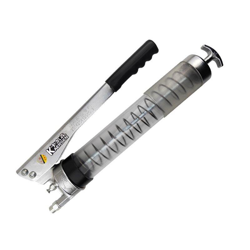 手动手压工具透明单杆齿轮黄油牛油可视枪吸油压油盘挖掘机注油器