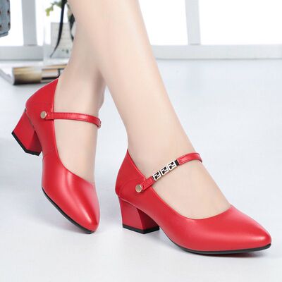 闰月鞋26秋季新款真皮女单皮鞋中