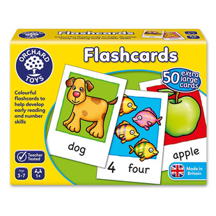 英国Orchard toys桌游FLASHCARDS幼儿闪卡 亲子互动玩具桌面游戏