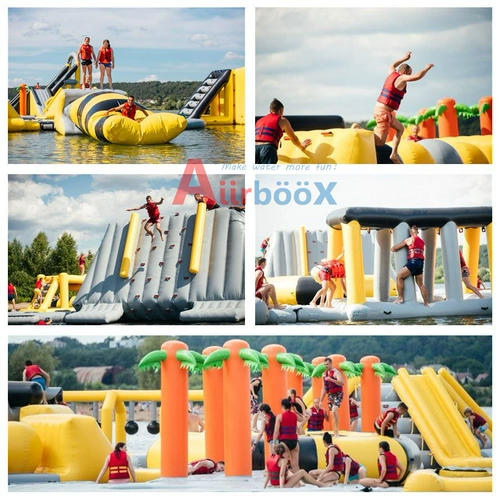 Водная надувная трубка, водный бассейн, аттракционы, комбинация препятствий