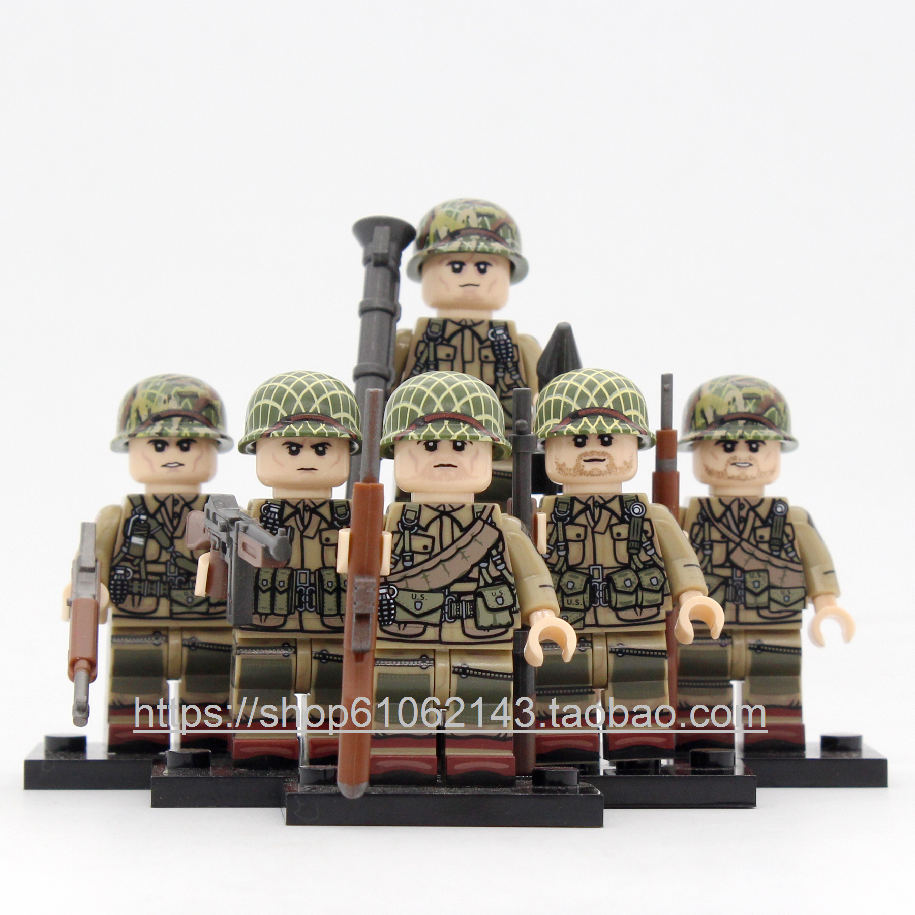 粤睿智达N651-656积101空降师人仔四面印刷袋装