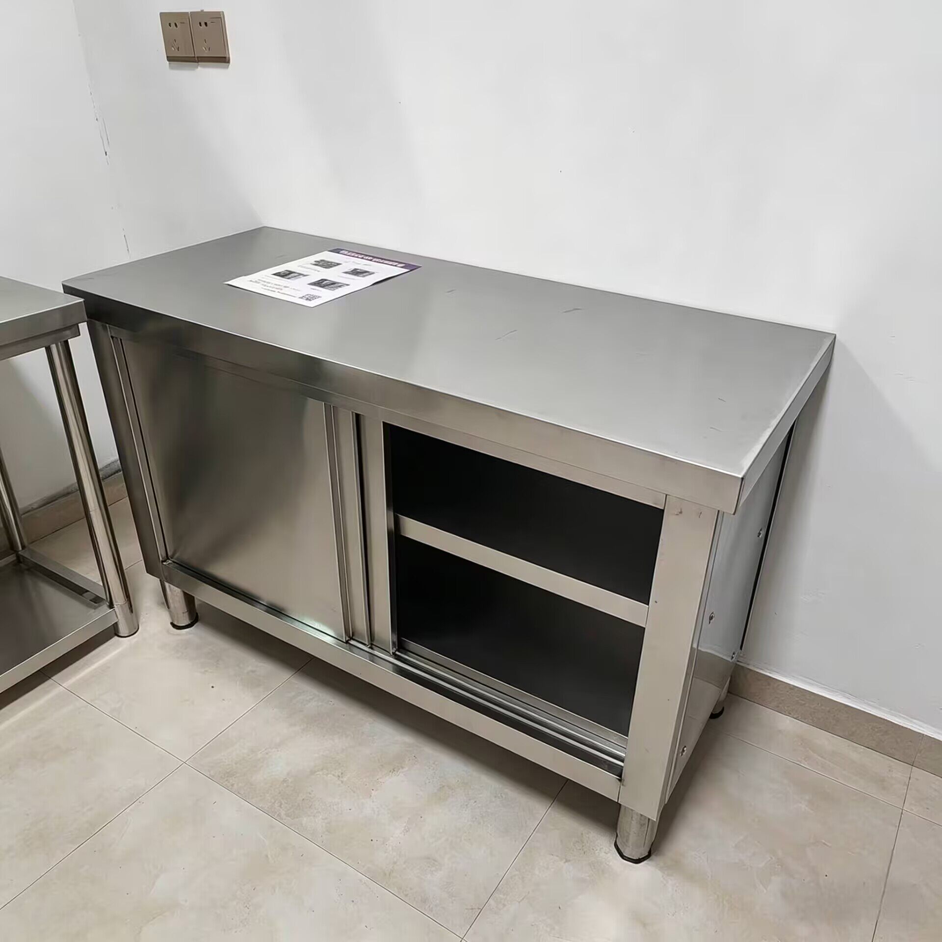 不锈钢厨房置物柜子打荷台
