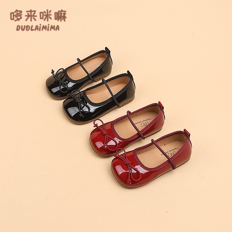 女童皮鞋儿童蝴蝶结公主鞋2025春季新款女宝小单鞋软底韩版豆豆鞋,童鞋/婴儿鞋/亲子鞋,皮鞋,淘宝优惠券,粉丝福利购,淘宝优惠卷