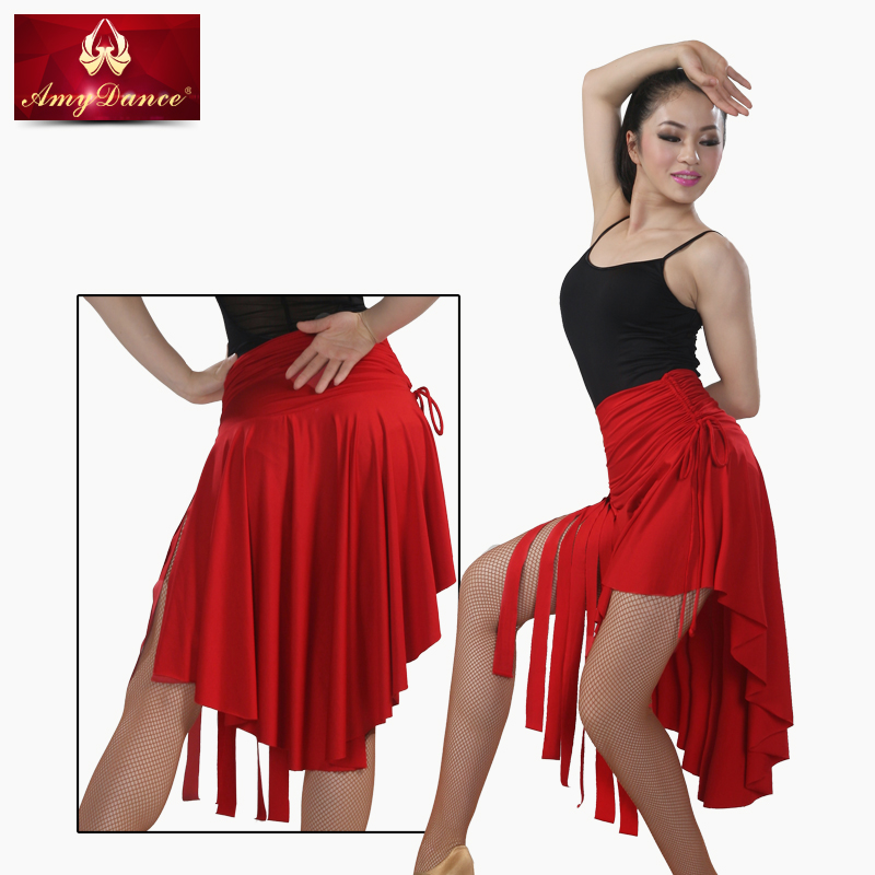 拉丁舞裙性感开叉专业伦巴练功服