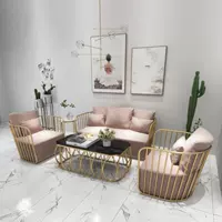 Sofa Beauty Salon Tiếp tân khép kín Trang chủ Khu vực hội nghị Đặt ánh sáng Nội thất sang trọng Nội thất hiện đại Cửa hàng sắt - FnB Furniture bàn ghế tiếp khách