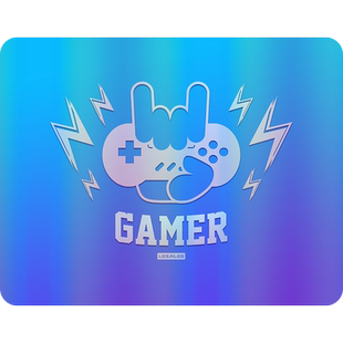 飞遁360*280*3mm彩虹玻璃膜 专业游戏鼠标垫中小号 办公电脑键盘