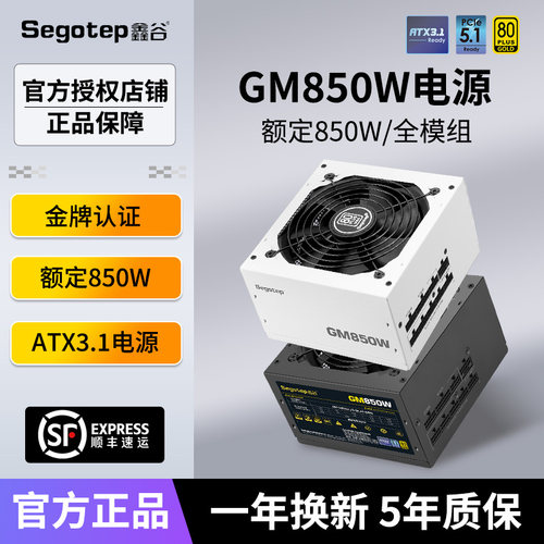 鑫谷GM金牌系列850W台式电脑电源