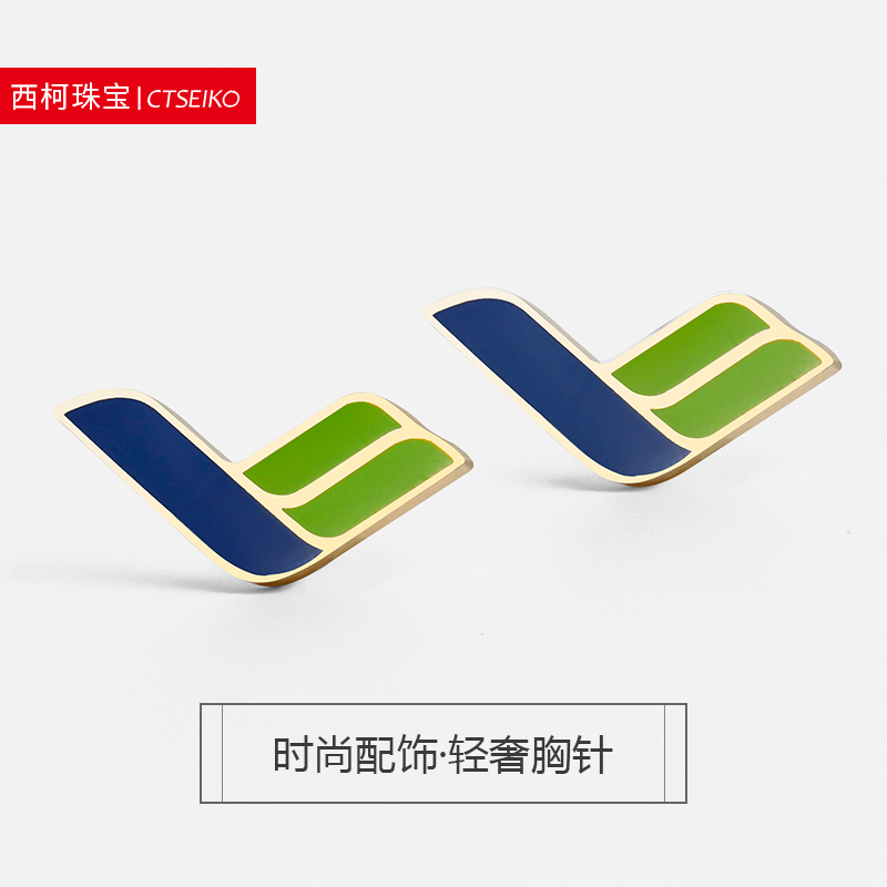 中国商飞钛钢金属徽章