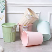 垃圾桶家用客厅创意厕所卫生间分类压圈可爱卧室学生宿舍大号无盖