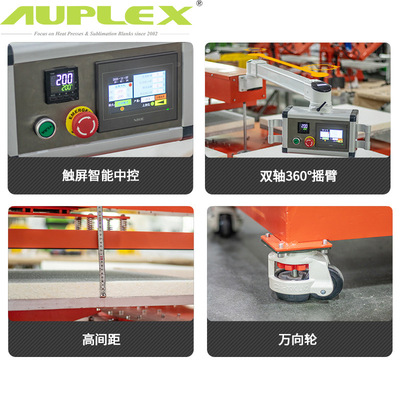 Automatic pneumatic t shirt printing heat press machine Rota
