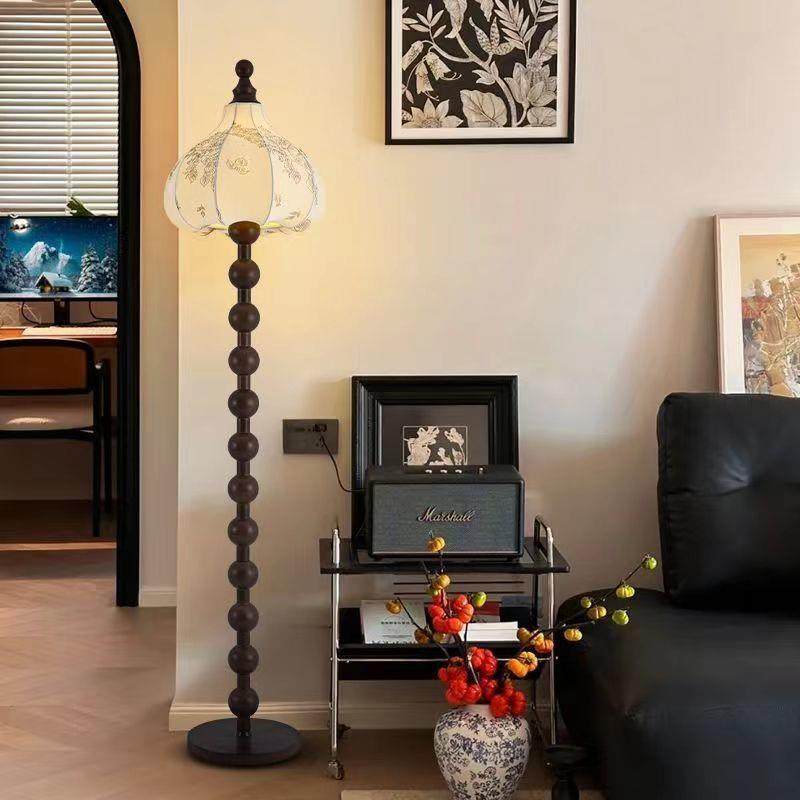 法式中古落地灯客厅新中式中国风卧室感氛围美式复古中国大陆