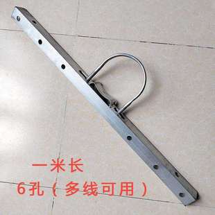电杆横担160抱箍引线器拉线穿管器热镀锌角铁1米长2线4线瓷瓶支架