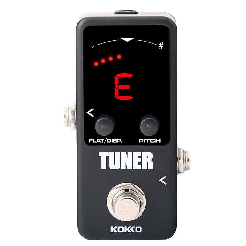 电吉他单块KOKKO TUNER MINI脚踏校音器FTN2 十二平均律校音器