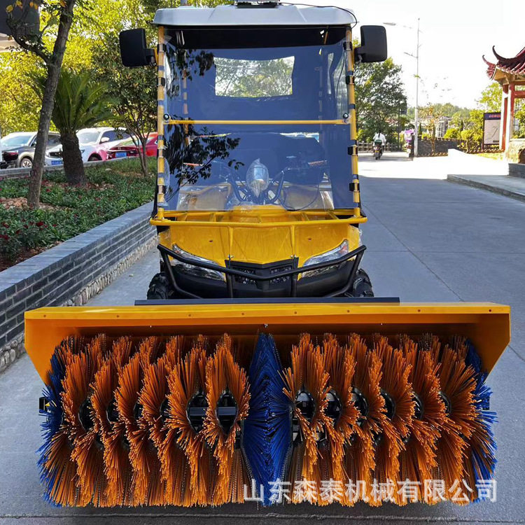 摩托驾驶式扫雪机 道路多功能清雪车 户外大棚汽油抛雪机除雪机
