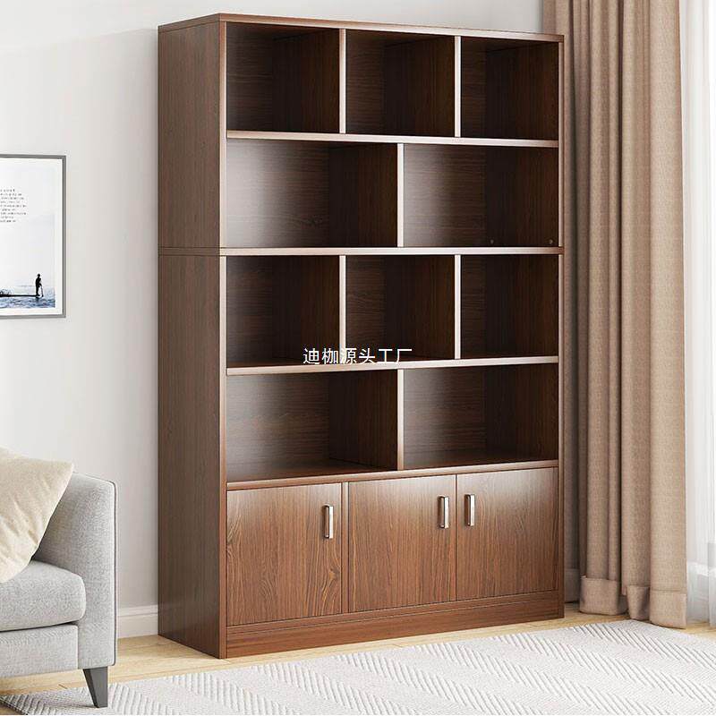 简易书架落地置物架靠墙客厅置物柜家用储物柜收纳柜子展示柜书柜