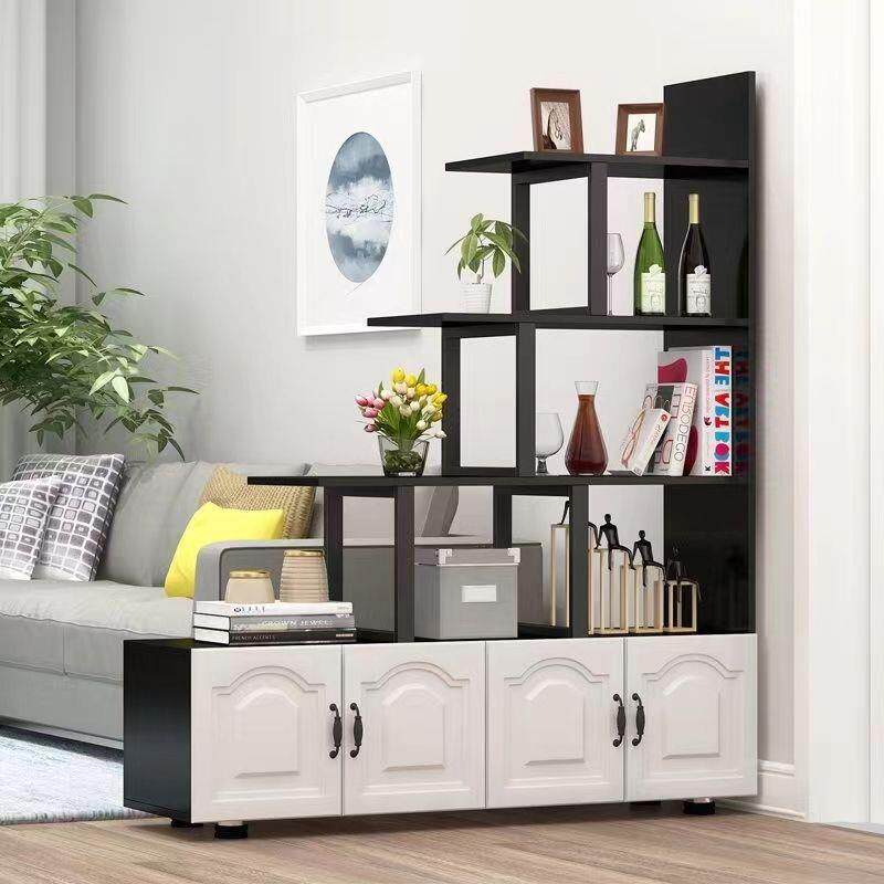 简约现代客厅隔断柜入门玄关置物架客厅花架子落地式