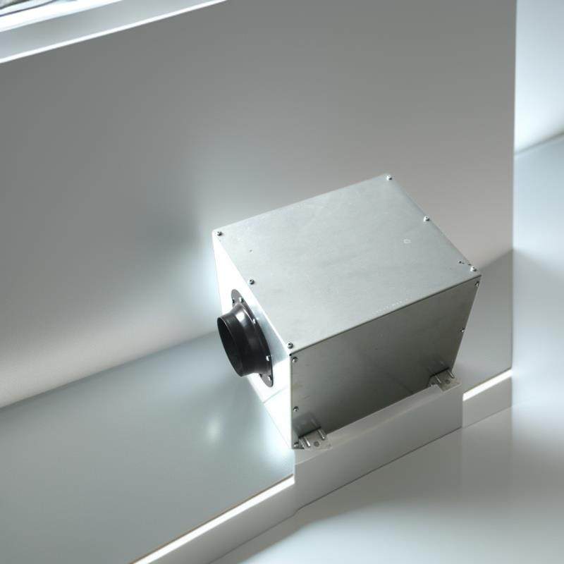 静音新风机家用商用管道送风机新风系统新风换气机单向流排风机