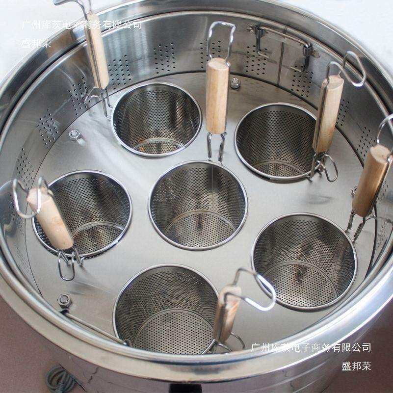 工厂直销面桶麻辣烫面炉隔板混沌水饺分格煮面桶商用面馆煮面漏网