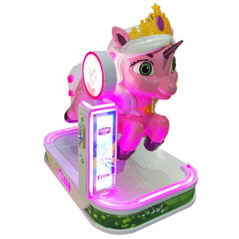 七彩天空儿童摇摆车电玩城游乐设备投币摇摇车儿童室内游戏机