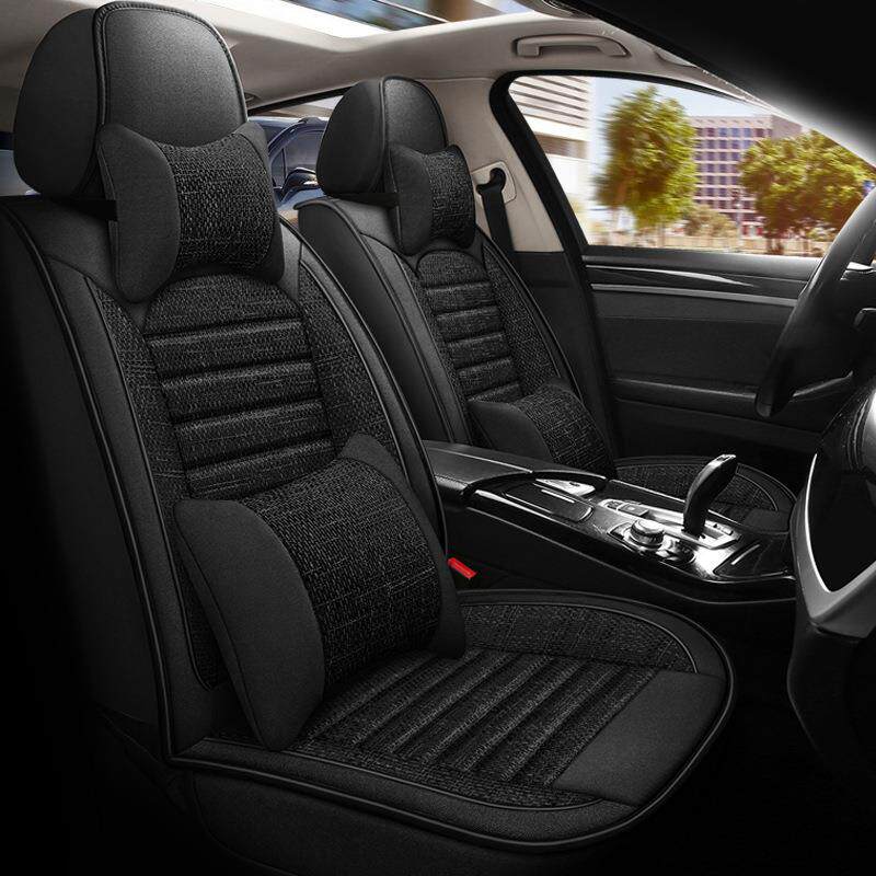 新款s1帝豪gs博越远景x6x3suv专用汽车座套全包冬季亚麻透气坐垫