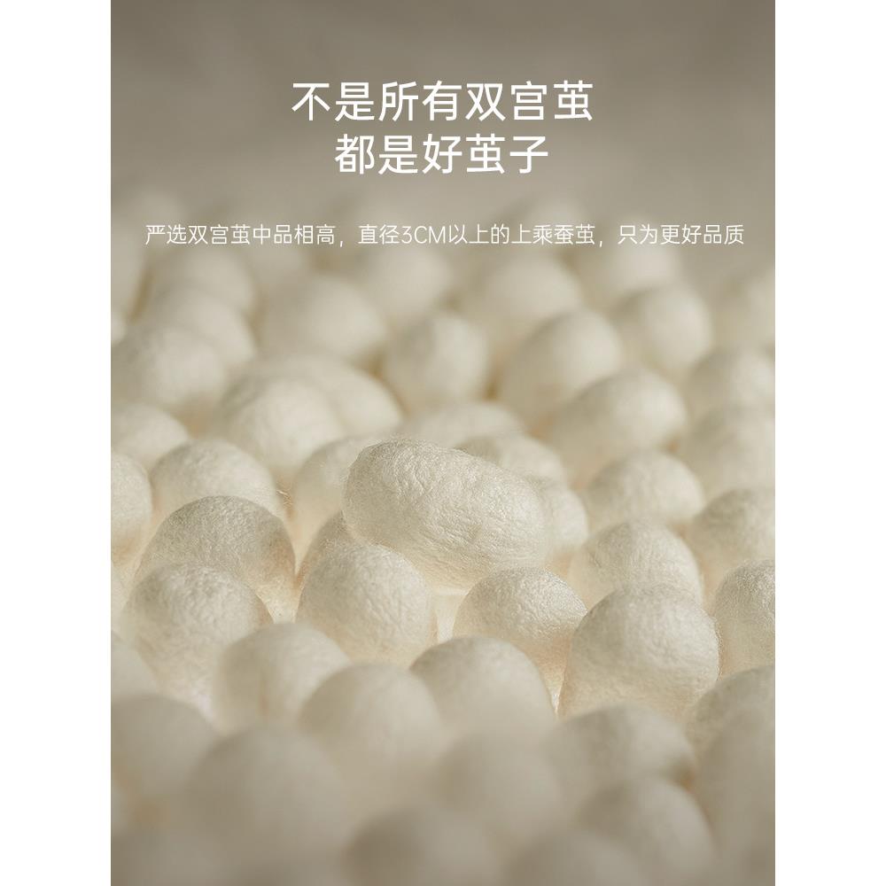 S588桐乡纯手工蚕丝被冬被冬季子母被二合一桑蚕丝结婚春秋被子喜