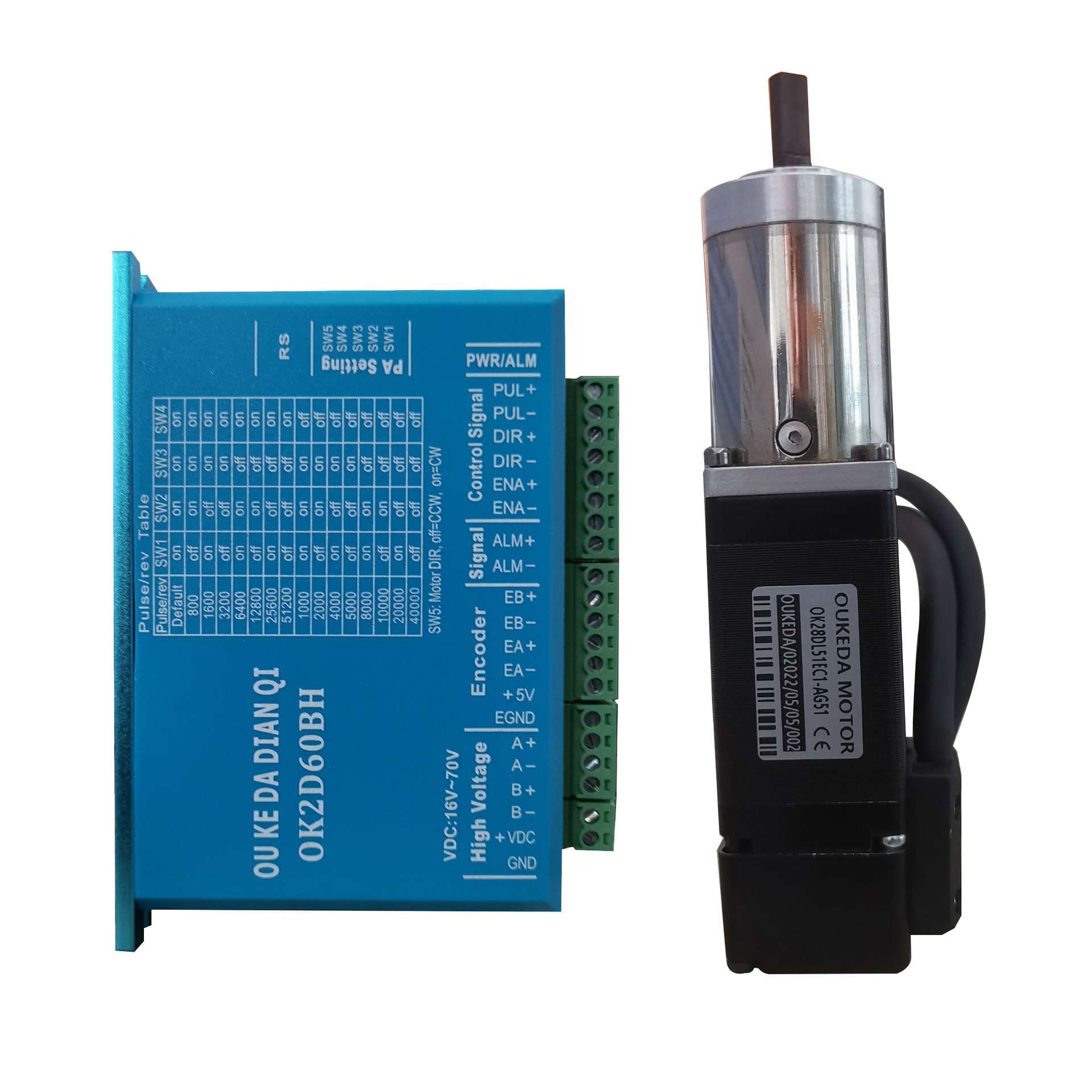 28闭环减速电机 速比51 编码器1000线 28闭环齿轮箱电机 NEMA11