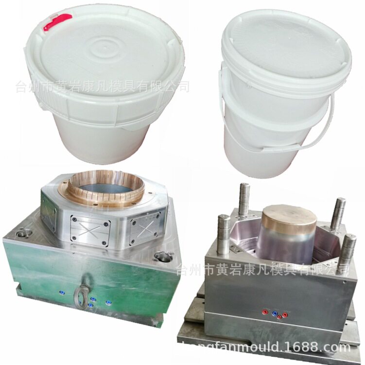 加厚化工桶模具旋口塑料桶模具工业用漩口盖桶模具