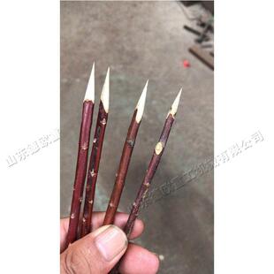 5.1kw红柳枝削尖机小型夏季烧烤签磨削机木质圆棒签子尖头机