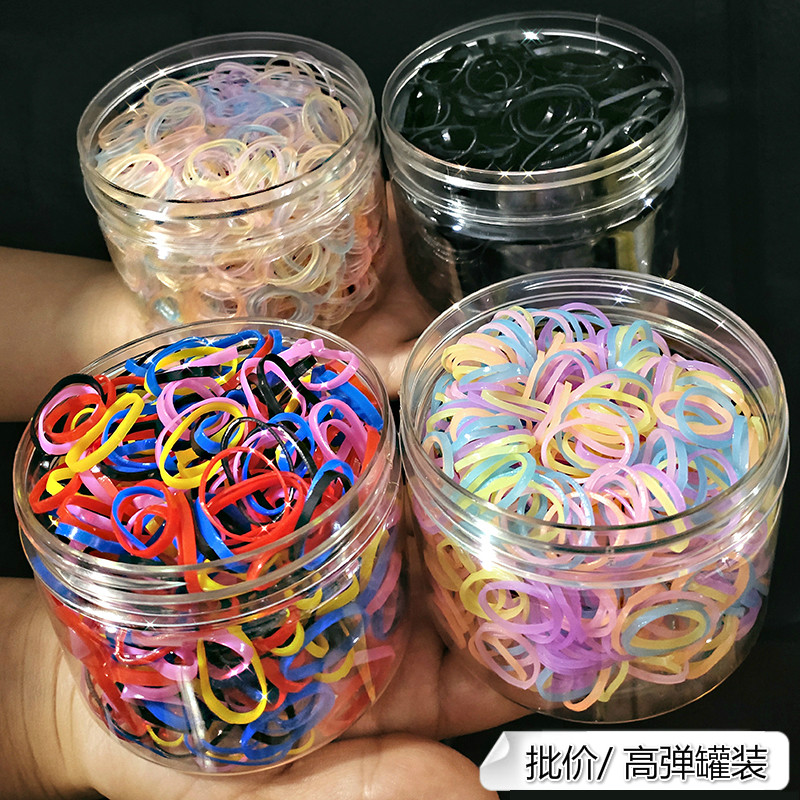 批发罐装】五元店货源/高弹皮筋