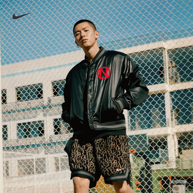 耐克男子运动休闲保暖篮球棉服