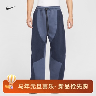 IB3366 TECH男子运动宽松休闲摇粒绒拼接直筒长裤 437 NIKE 耐克