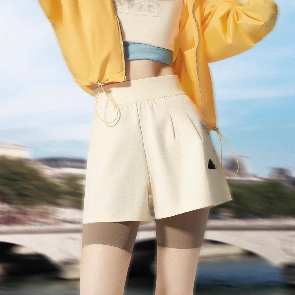 阿迪达斯女子训练休闲梭织短裤