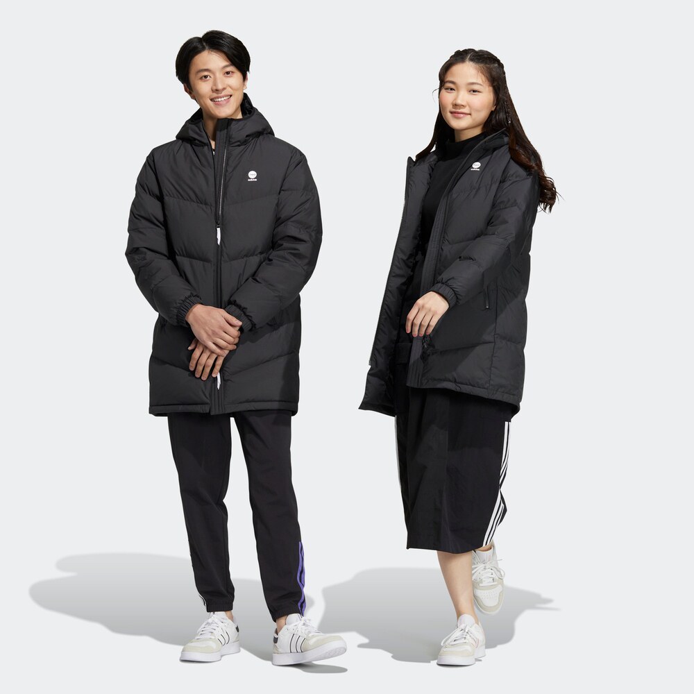 Adidas情侣600蓬保暖防风羽绒服