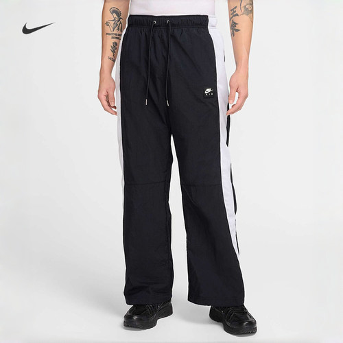 耐克/NIKE男子运动宽松休闲网眼透气训练梭织长裤HJ0286-010-009