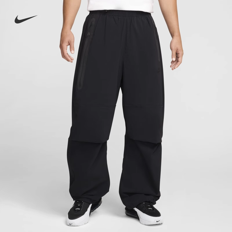 耐克男子宽松休闲梭织直筒长裤