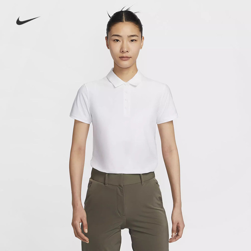 耐克女子速干高尔夫短袖POLO衫