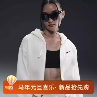 233 133 耐克 NIKE女子运动宽松休闲加绒保暖连帽夹克外套HJ0941