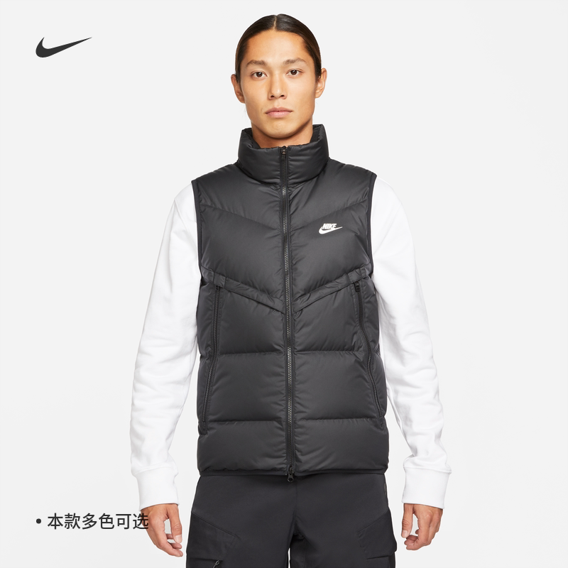 耐克NIKE休闲羽绒马甲背心