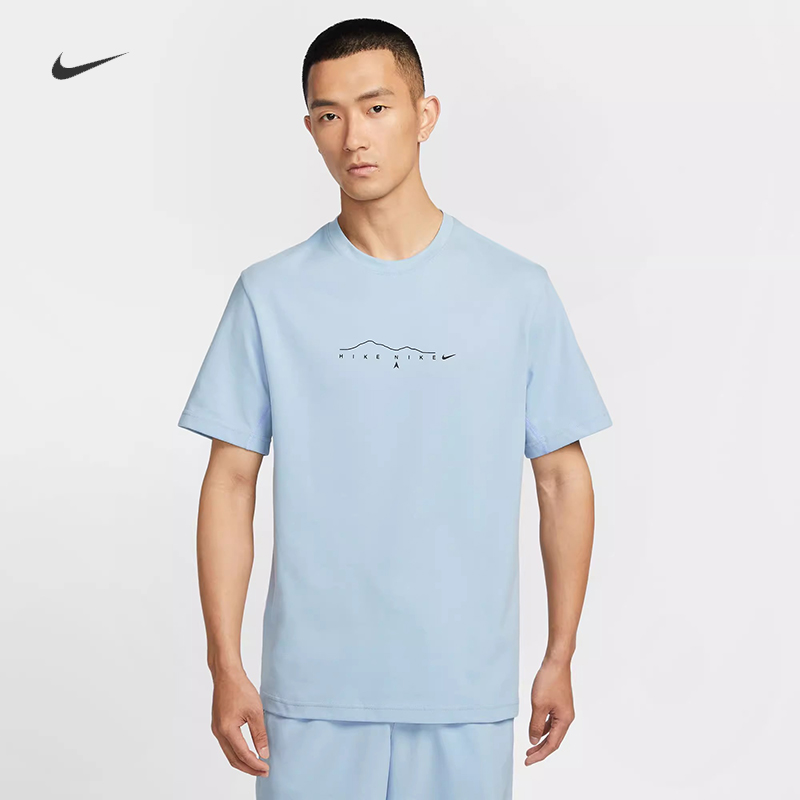耐克/NIKE男子运动训练夏季新款速干圆领跑步短袖T恤IF0374-440