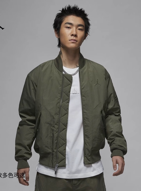 耐克/NIKE JORDAN男子运动休闲夹棉飞行员夹克外套FV7268-068-222