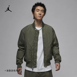 耐克/NIKE JORDAN男子运动休闲夹棉飞行员夹克外套FV7268-068-222