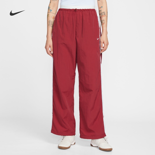 010 IF0335 613 NIKE女子运动宽松休闲高腰梭织降落伞长裤 耐克