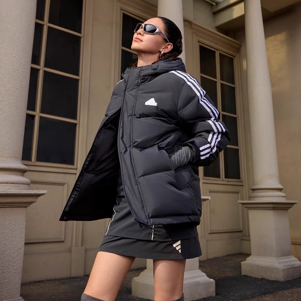 阿迪达斯男子防风600蓬羽绒服